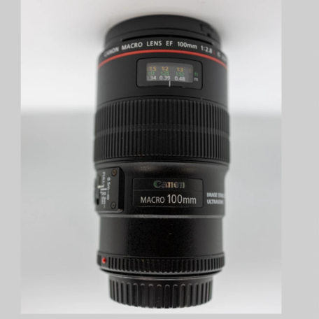CANON LENS EF 100MM MICRO F/2.8 IS USM