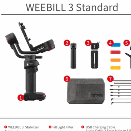 ZHIYUN WEEBILL 3S Handheld Gimbal Stabilzer 4